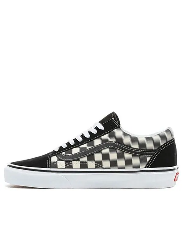 Кроссовки old skool 'blur check' Vans — изображение 1 из 4, черный