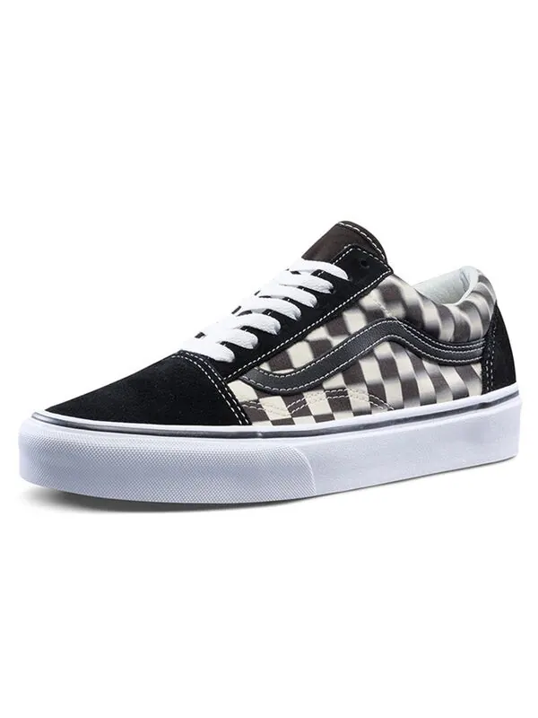 Кроссовки old skool 'blur check' Vans — изображение 2 из 4, черный