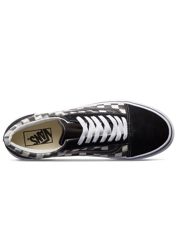 Кроссовки old skool 'blur check' Vans — изображение 3 из 4, черный