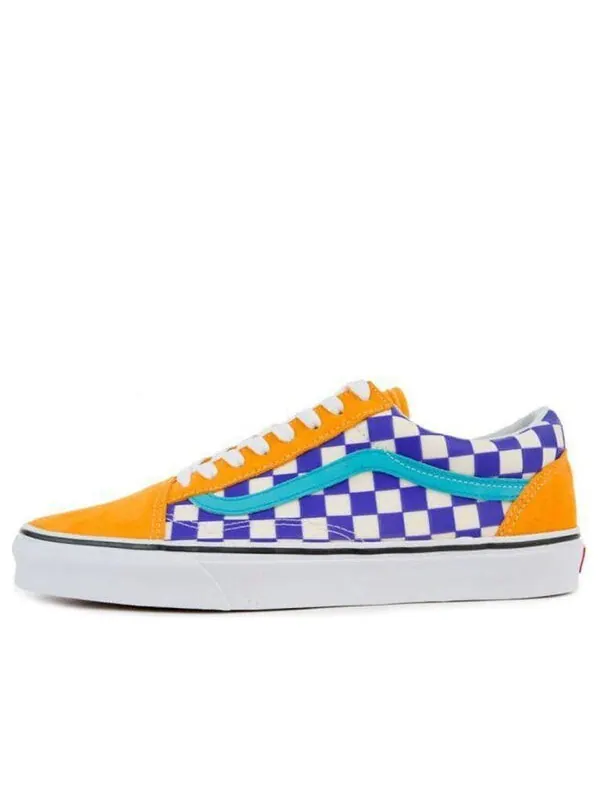 Кроссовки old skool 'thermochrome checkerboard' Vans — изображение 1 из 4, синий/желтый