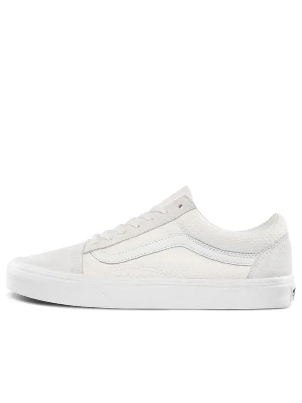 Кроссовки old skool 'woven check - marshmallow' Vans — изображение 1 из 4, белый