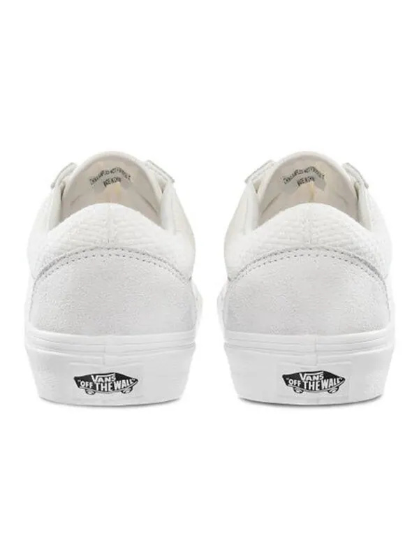 Кроссовки old skool 'woven check - marshmallow' Vans — изображение 4 из 4, белый