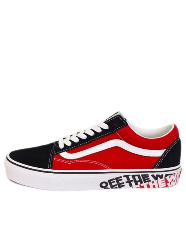 Кроссовки old skool 'otw sidewall' Vans — изображение 1 из 4, красный