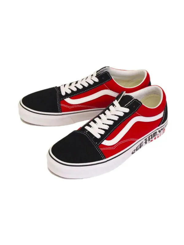 Кроссовки old skool 'otw sidewall' Vans — изображение 2 из 4, красный