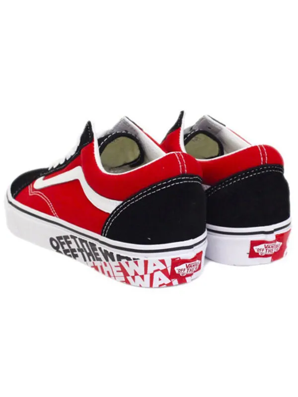 Кроссовки old skool 'otw sidewall' Vans — изображение 3 из 4, красный
