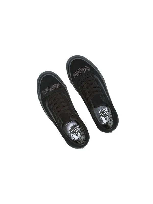Кроссовки neighborhood x mister cartoon x old skool 36 dx 'tokyo los angeles' Vans — изображение 4 из 4, черный