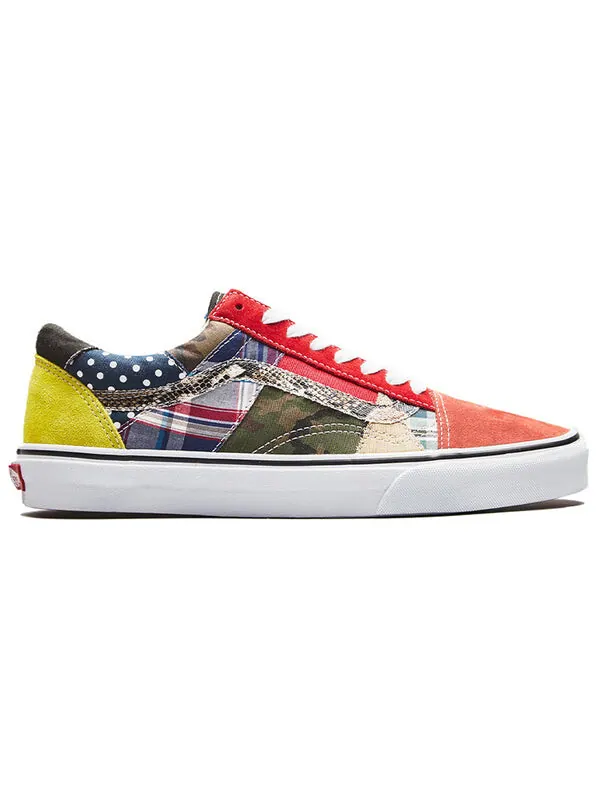 Кроссовки size? x old skool factory floor part 2 multi-color Vans — изображение 2 из 3, мульти