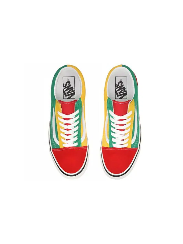 Кроссовки old skool 36 dx 'red emerald yellow' Vans — изображение 4 из 4, мульти