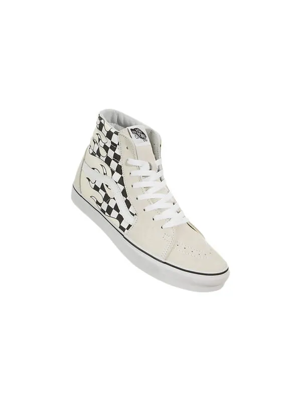 Кроссовки sk8-hi 'checkerboard flame' Vans — изображение 2 из 4, белый