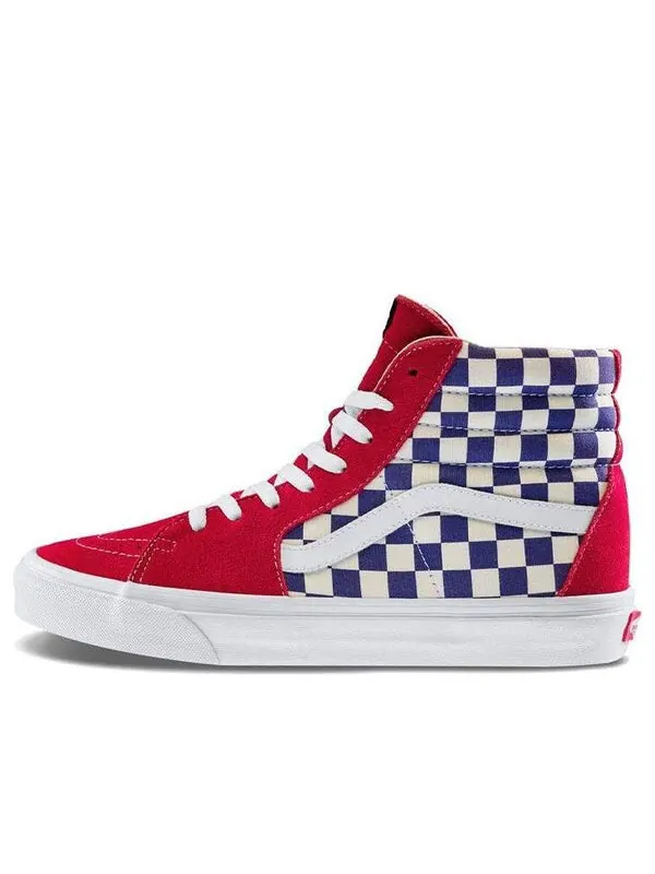 Кроссовки sk8-hi 'bmx checkerboard' Vans — изображение 1 из 4, красный