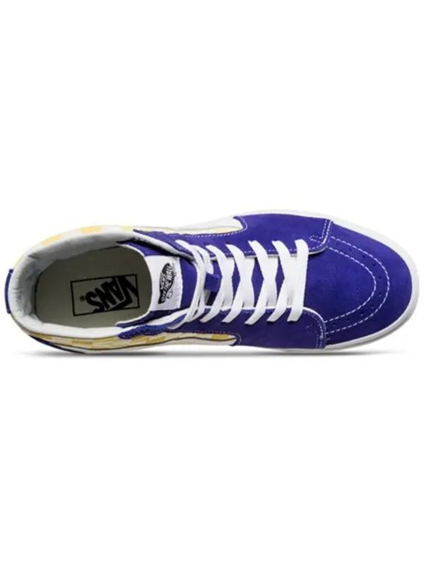 Кроссовки sk8-hi 'bmx checkerboard' Vans — изображение 4 из 4, желтый