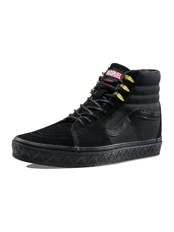 Кроссовки marvel x sk8-hi 'black panther' Vans — изображение 2 из 4, черный