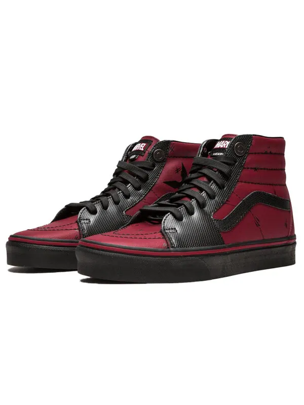 Кроссовки marvel x sk8-hi 'deadpool' Vans — изображение 2 из 4, черный/красный