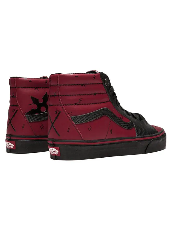 Кроссовки marvel x sk8-hi 'deadpool' Vans — изображение 3 из 4, черный/красный