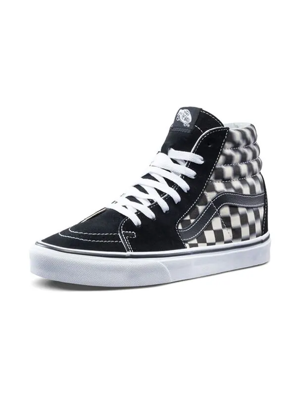 Кроссовки sk8-hi 'blur check' Vans — изображение 2 из 4, черный