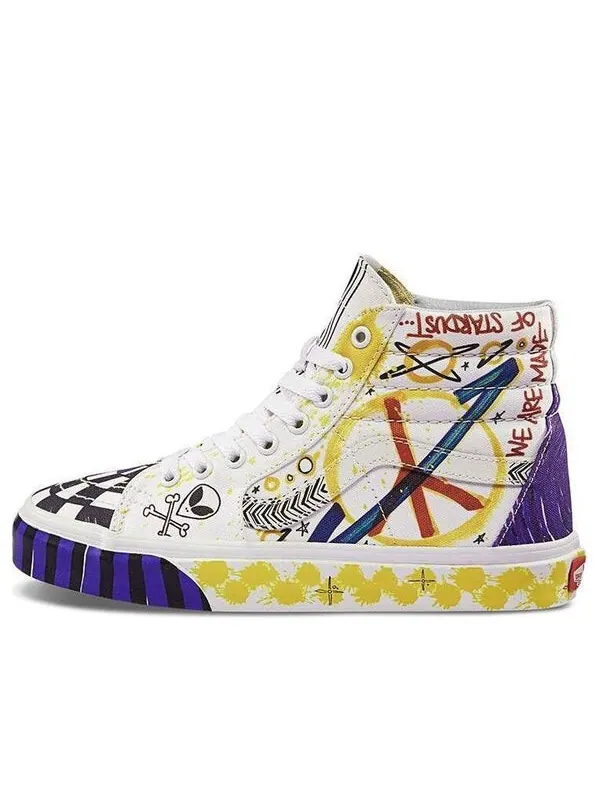 Кроссовки sk8-hi galactic goddes 'yellow blue' Vans — изображение 1 из 4, желтый/синий