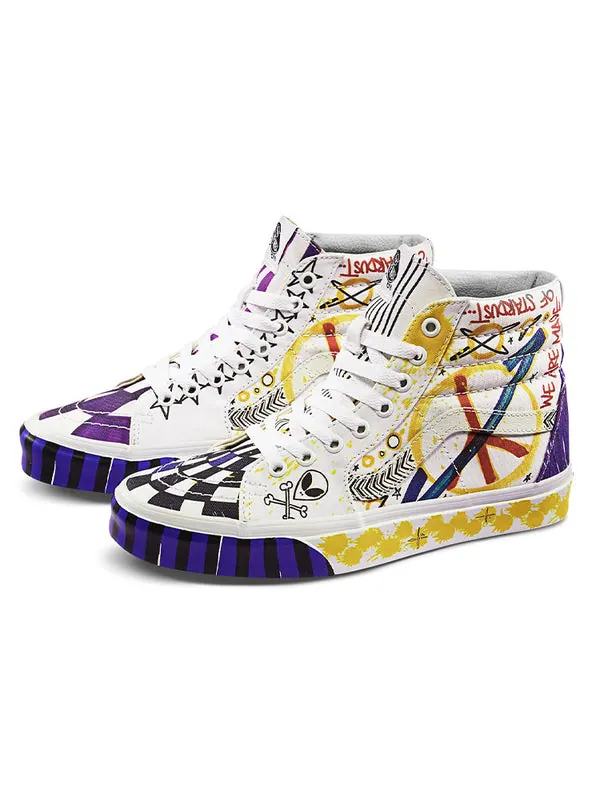 Кроссовки sk8-hi galactic goddes 'yellow blue' Vans — изображение 2 из 4, желтый/синий