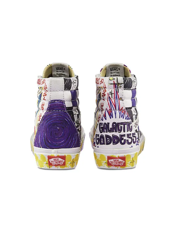 Кроссовки sk8-hi galactic goddes 'yellow blue' Vans — изображение 4 из 4, желтый/синий