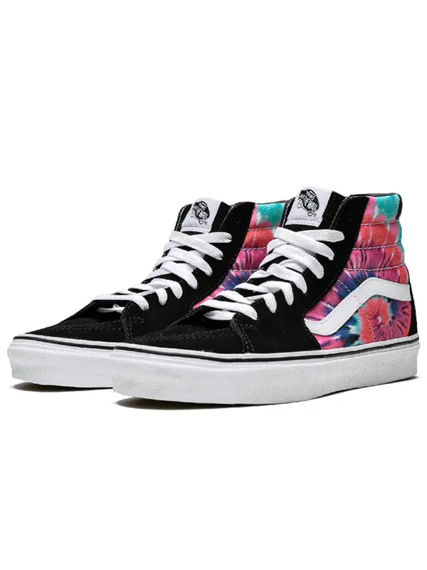 Кроссовки sk8-hi tie-dy 'pink blue green' Vans — изображение 3 из 4, зеленый