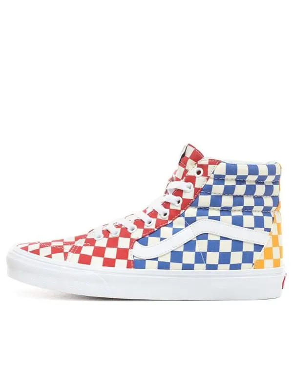 Кроссовки sk8-hi 'multicolor checkerboard' Vans — изображение 1 из 4, мульти