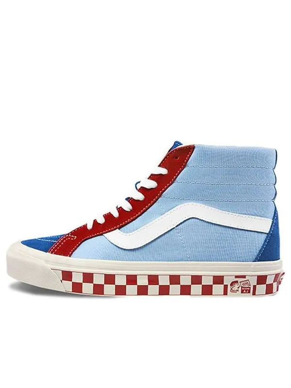 Кроссовки sk8-hi 38 dx 'anaheim factory - color mix' Vans — изображение 1 из 4, синий/красный