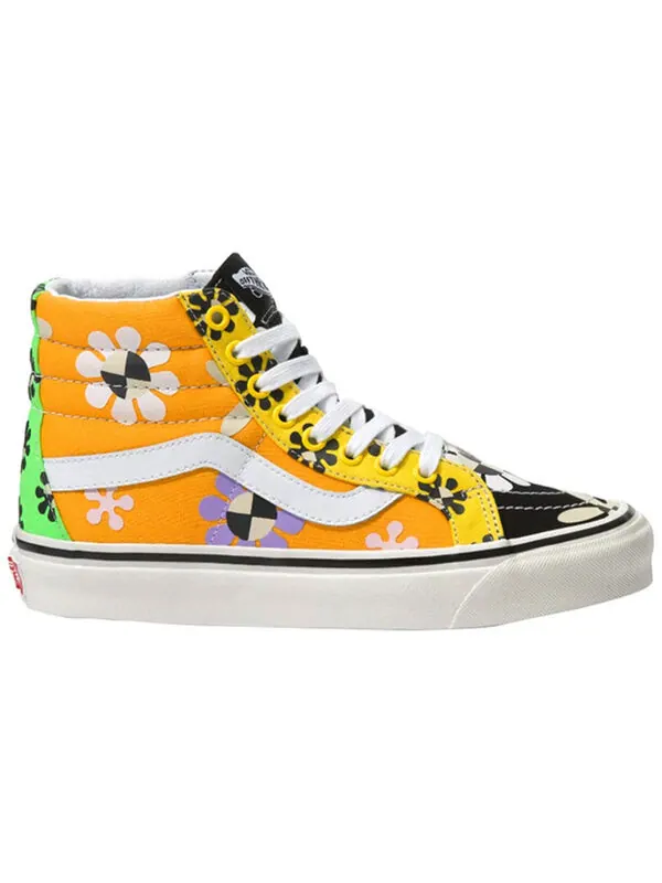 Кроссовки sk8-hi 38 dx 'anaheim factory - psychedelic floral' Vans — изображение 2 из 4, мульти