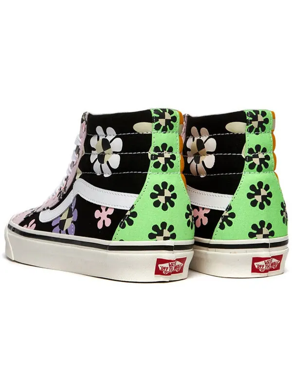 Кроссовки sk8-hi 38 dx 'anaheim factory - psychedelic floral' Vans — изображение 3 из 4, мульти