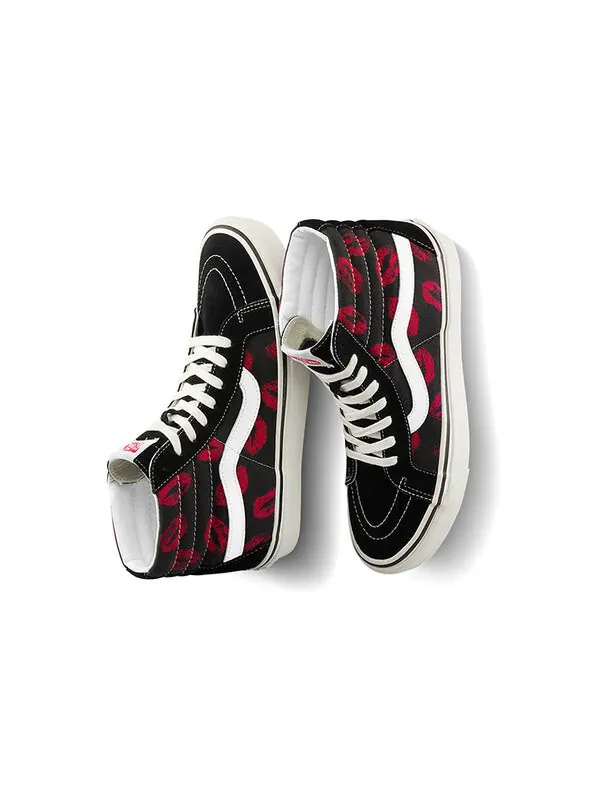 Кроссовки sk8-hi 38 dx 'anaheim factory - hotlips' Vans — изображение 4 из 4, красный/черный