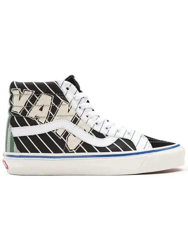 Кроссовки sk8-hi black white red Vans — изображение 2 из 4, черный/белый/красный