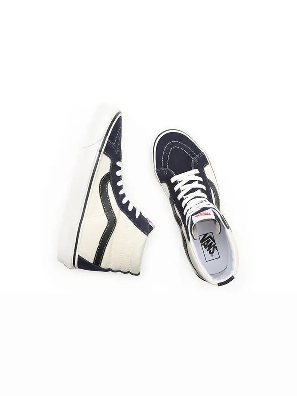 Кроссовки sk8-hi 38 dx 'blue white' Vans — изображение 3 из 4, синий/белый