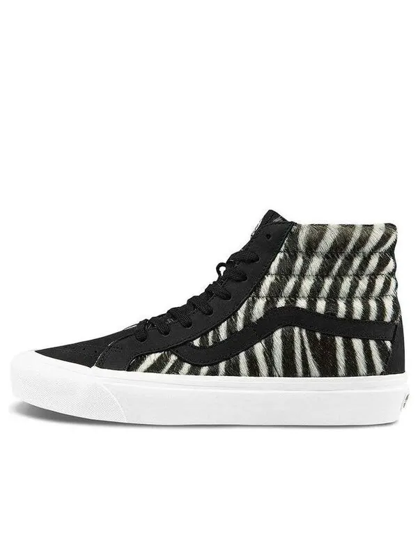 Кроссовки sk8-hi 38 dx 'anaheim factory - zebra' Vans — изображение 1 из 4, черный