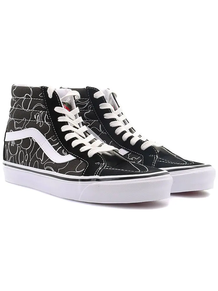 Кеды Vans BAPE x SK8-HI 38 DX 'Lined Camo' — изображение 2 из 7, черный