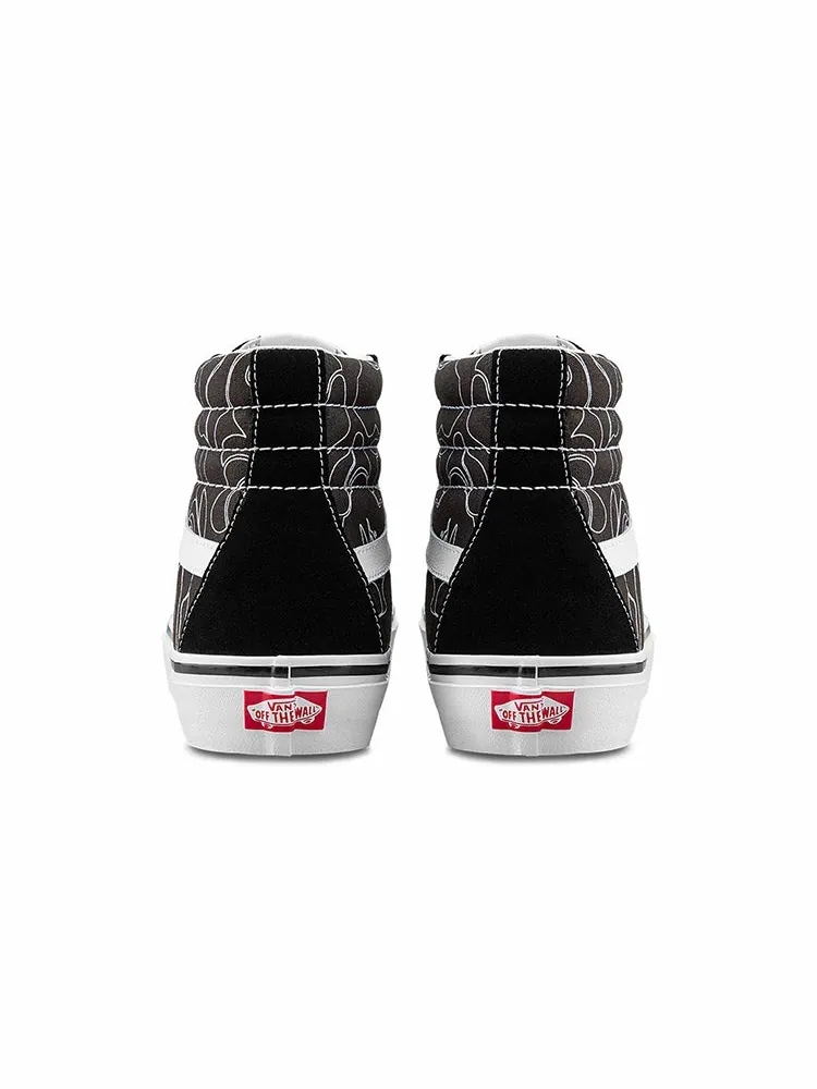 Кеды Vans BAPE x SK8-HI 38 DX 'Lined Camo' — изображение 5 из 7, черный