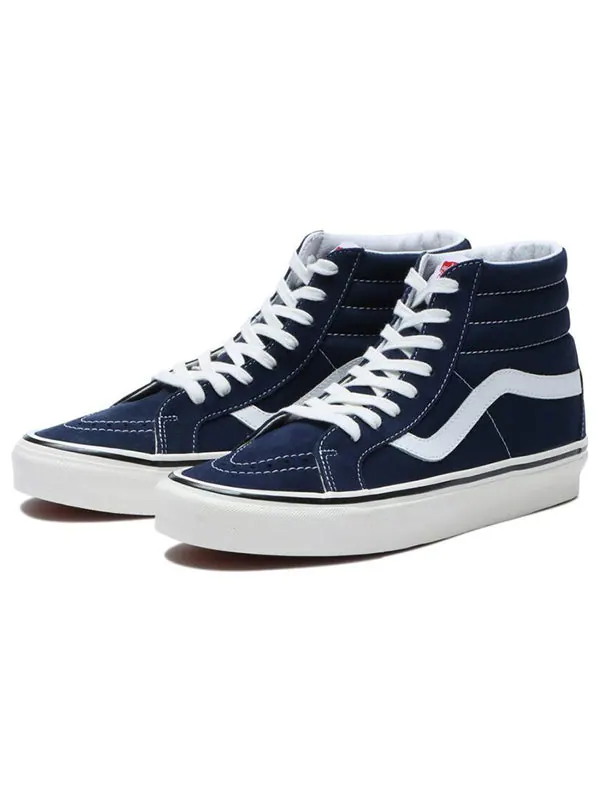 Кроссовки sk8-hi blue/white Vans — изображение 3 из 4, синий/белый