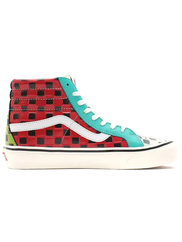 Кроссовки sk8-hi 38 dx 'anaheim factory - multi-color checkerboard' Vans — изображение 2 из 4