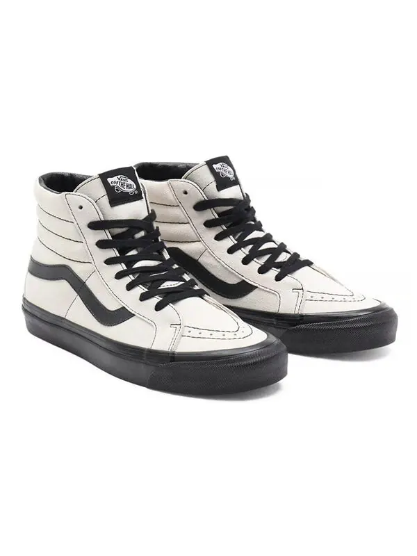 Кроссовки sk8-hi 38 dx 'white black' Vans — изображение 3 из 4, серый/черный