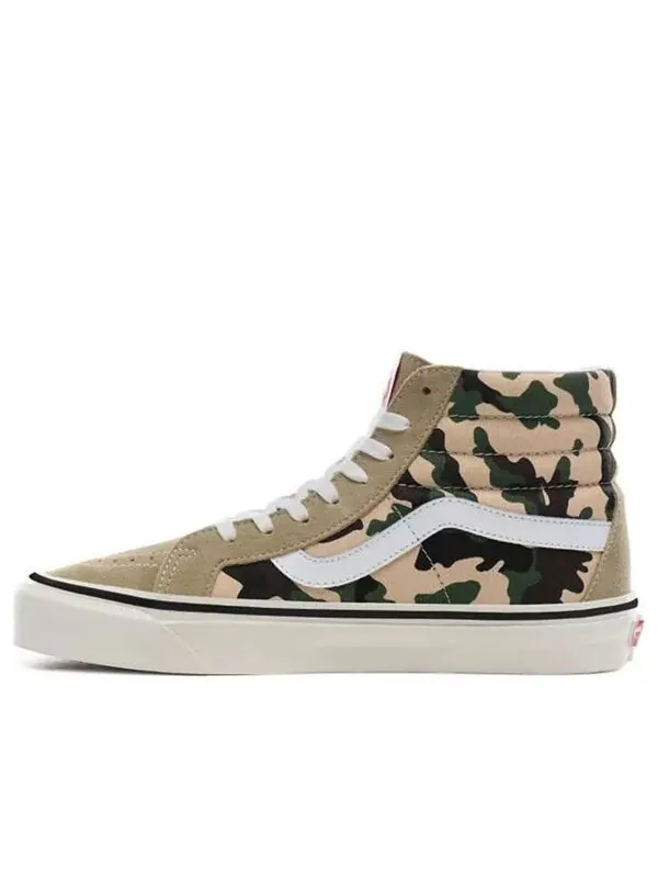 Кроссовки sk8-hi 38 dx 'anaheim factory - og camo' Vans — изображение 1 из 4, камуфляж