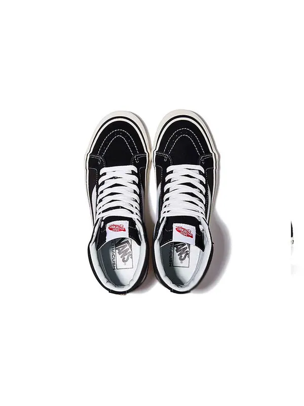 Кроссовки sk8-hi 38 dx 'anaheim factory - black' Vans — изображение 3 из 4, черный