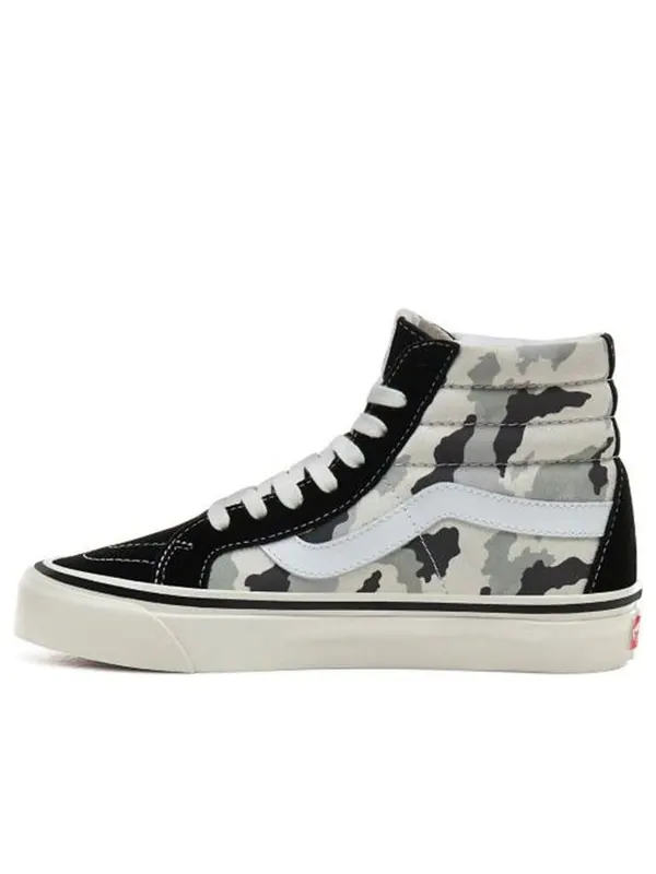 Кроссовки anaheim factory sk8-hi 38 dx 'camo/gray' Vans — изображение 1 из 4, серый