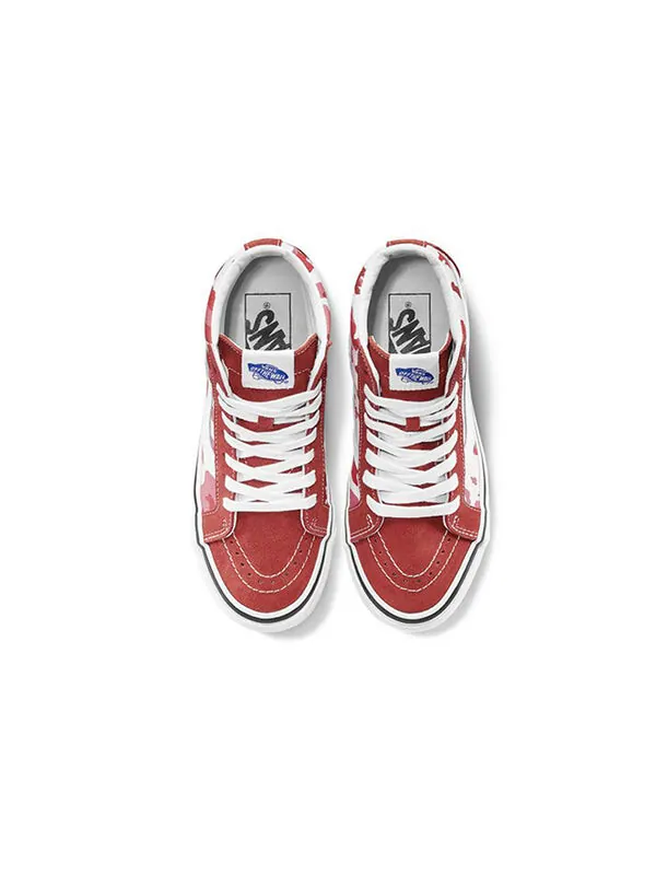 Кроссовки sk8-hi 38 dx red Vans — изображение 3 из 4, красный