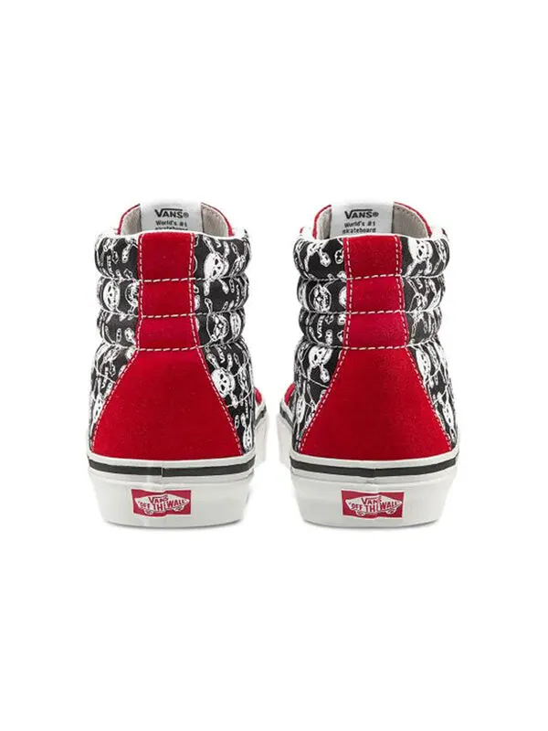 Кроссовки sk8-hi 38 dx 'skulls red black' Vans — изображение 4 из 4, черный