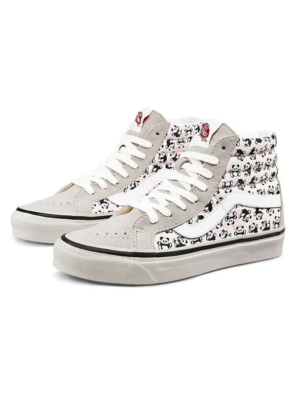 Кроссовки sk8-hi 38 dx 'anaheim factory - og pandas' Vans — изображение 2 из 4, розовый