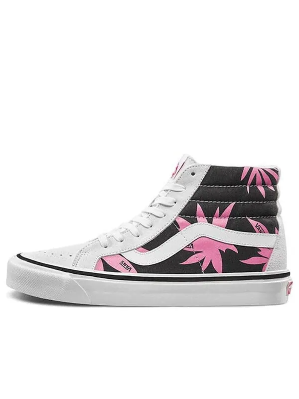 Кроссовки sk8-hi 38 dx 'summer leaf' Vans — изображение 1 из 4, розовый
