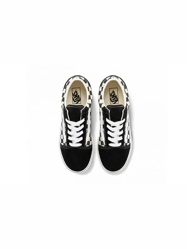 Кроссовки old skool kids 'primary check' Vans — изображение 3 из 4, черный