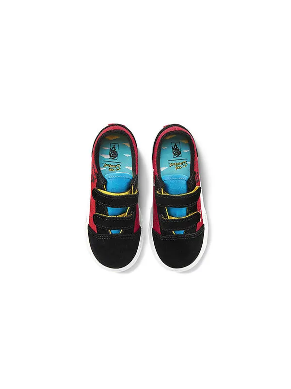 Кроссовки the simpsons x old skool v 'el barto' Vans — изображение 3 из 4, черный/красный