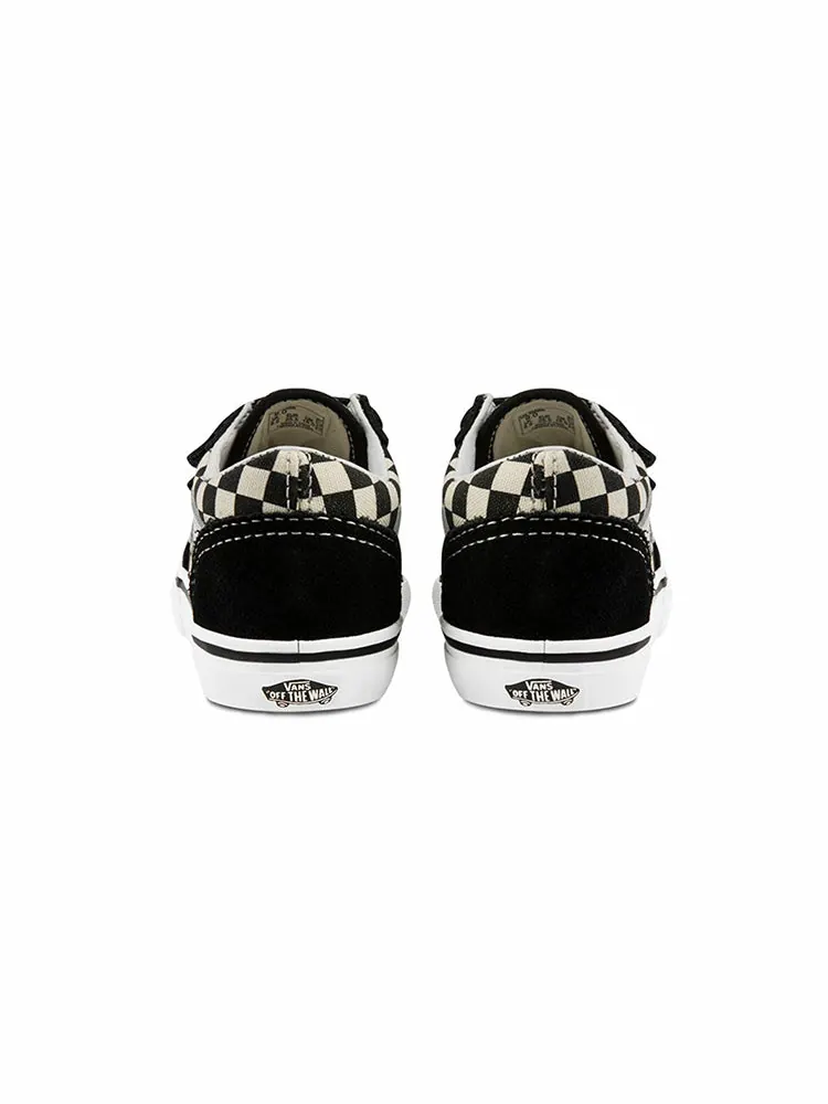 Кеды Vans Old Skool V Toddler 'Primary Check' — изображение 4 из 4, черный