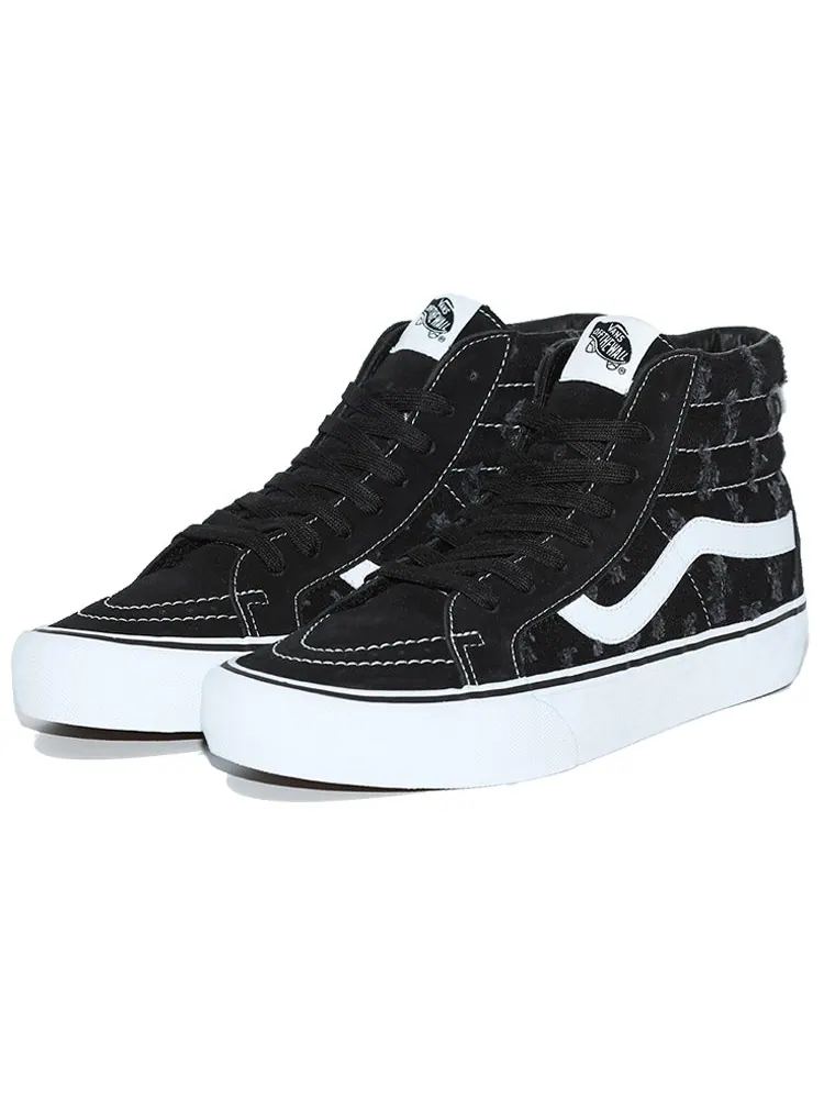 Кеды Vans Supreme x SK8-HI 'Black Hole Punch Denim' — изображение 4 из 5, черный