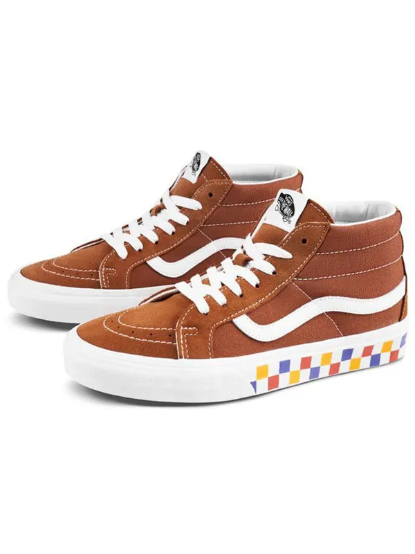 Кроссовки sk8-mid reissue ' Vans — изображение 2 из 4, оранжевый