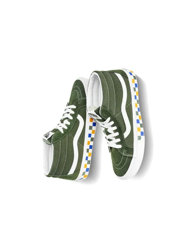 Кроссовки sk8-mid reissue dark green Vans — изображение 4 из 4, темный зеленый