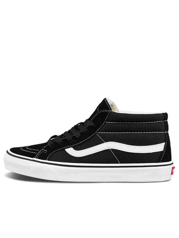 Кроссовки sk8-mid 'black' Vans — изображение 1 из 4, черный/белый